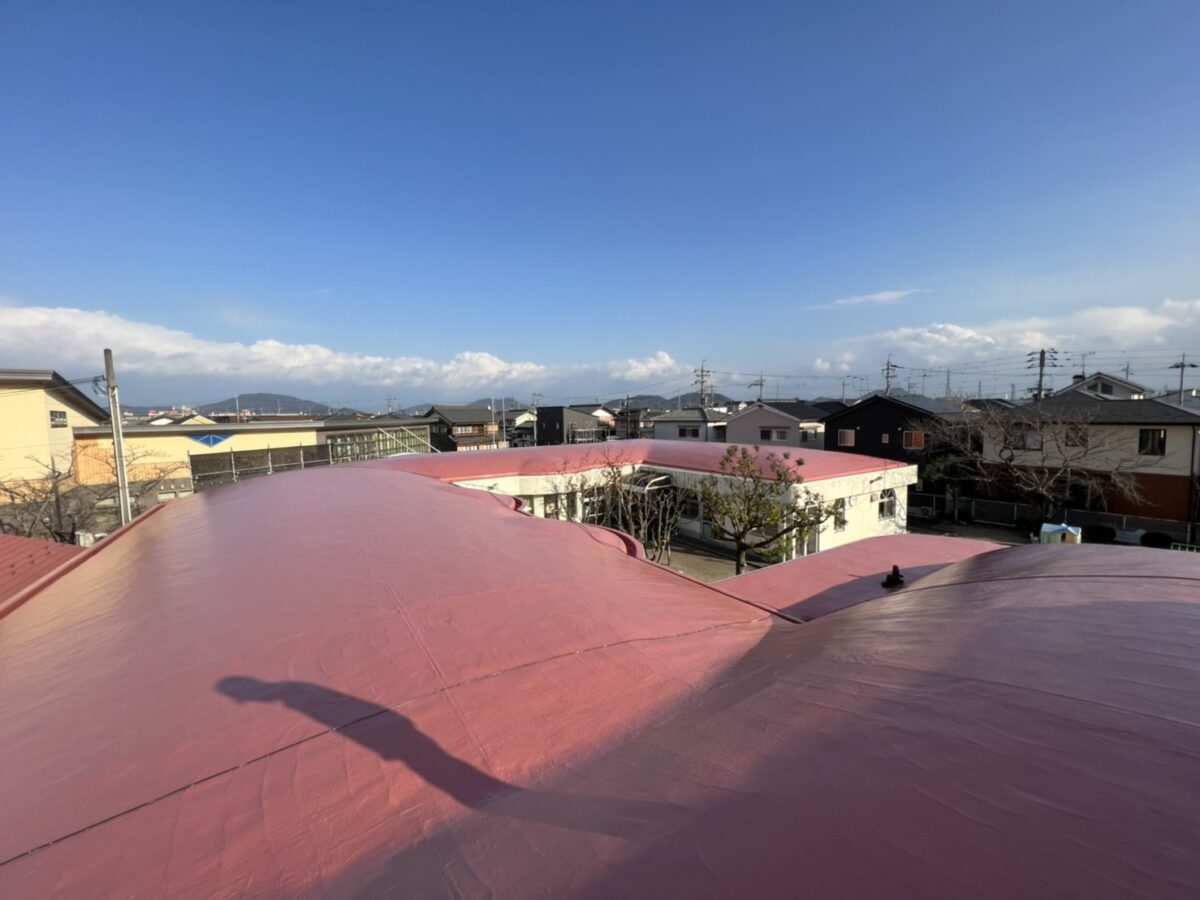 保育所屋根防水工事　完了